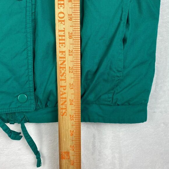 Vintage Gallery Retro Puffer Jacket Womens Extra Small Green Duck Down Feather - Picture 7 of 9